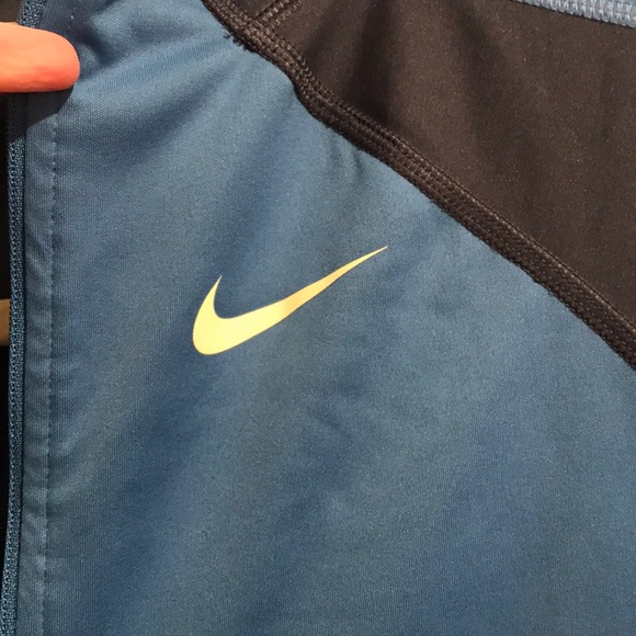 Blue and grey Nike half zip up - Picture 2 of 4